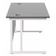 Olton Twin Cantilever  800mm Deep Straight Office Desk